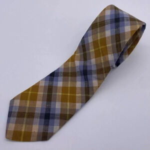 Vintage Clear Creek Plaid Neck Tie 🦆
